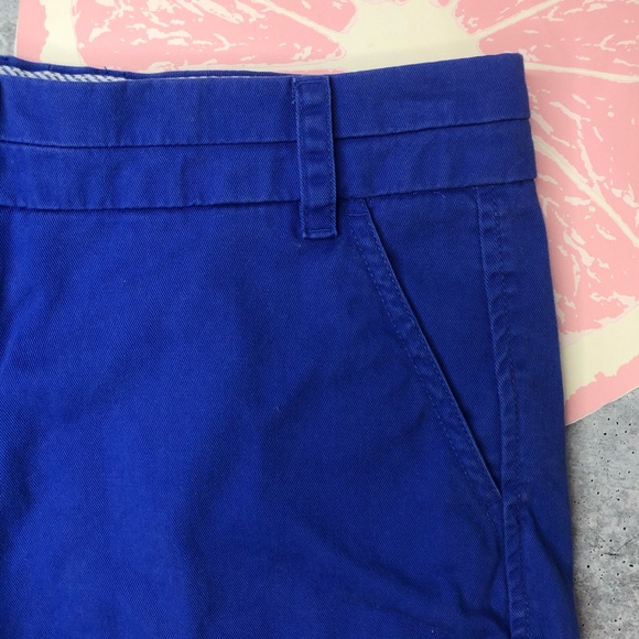 J Crew chino 3” shorts cobalt blue size 2 - Picture 3 of 5